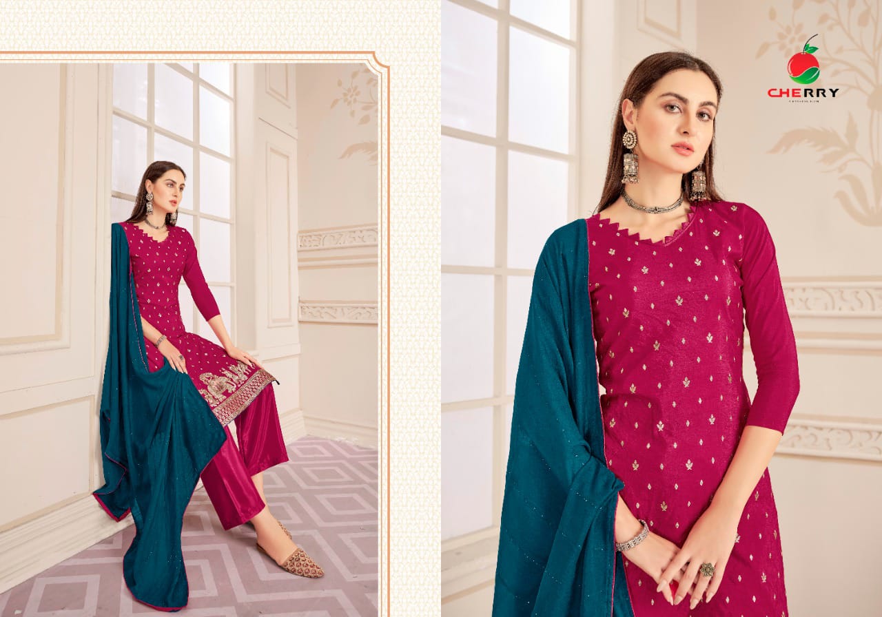 Cherry Jitta Festive Wear Fancy Wholesale Designer Salwar Suits